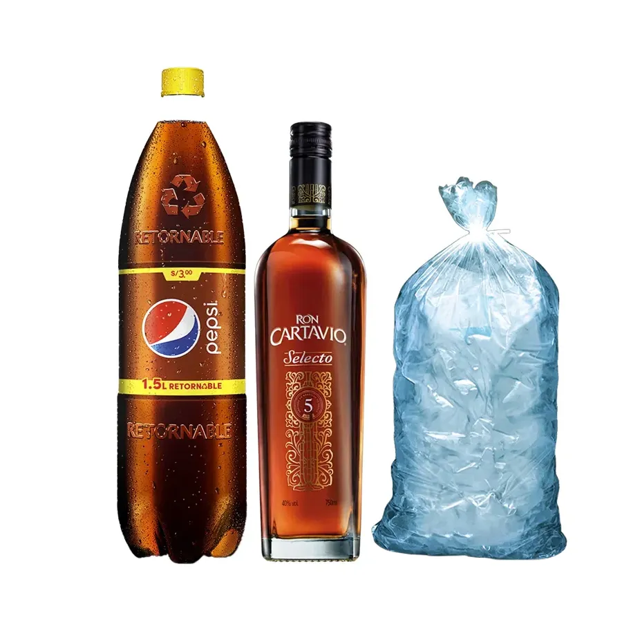 Cartavio Selecto 5años + C/Pepsi 1.5lt