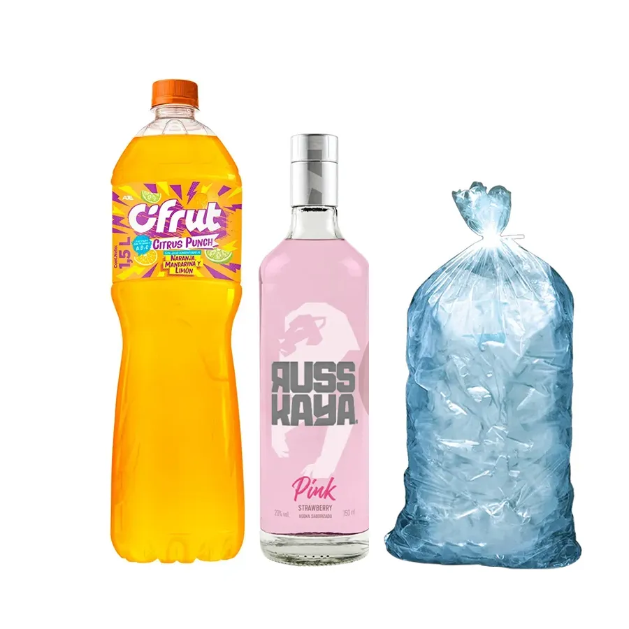 Russkaya Rosado (fresa) + C/Cifrut 1.5lt