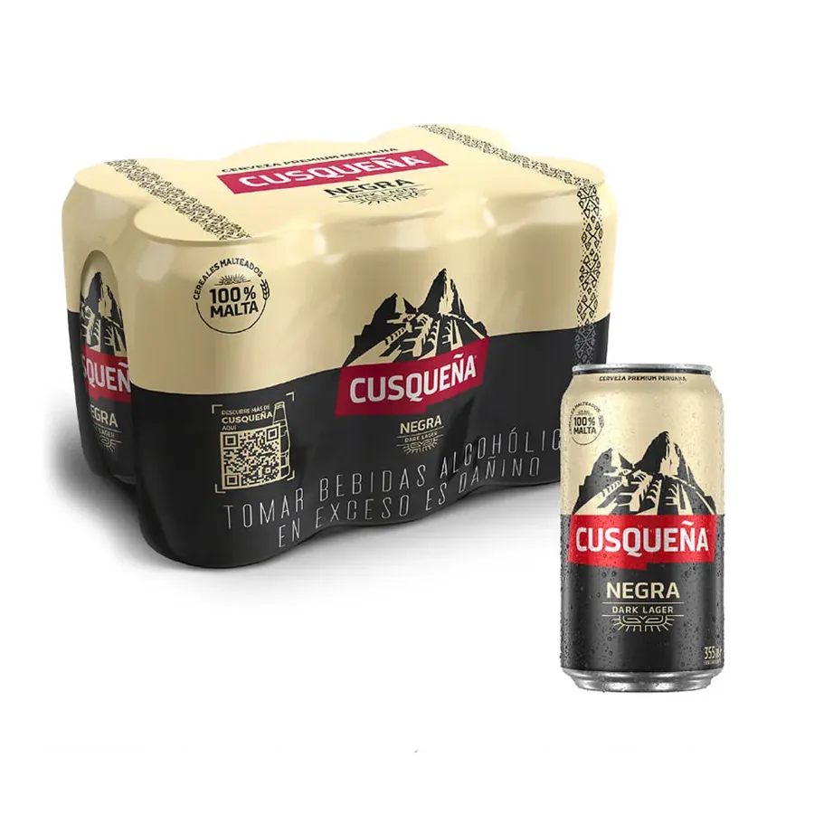 Cusqueña Negra Lata Sixpack