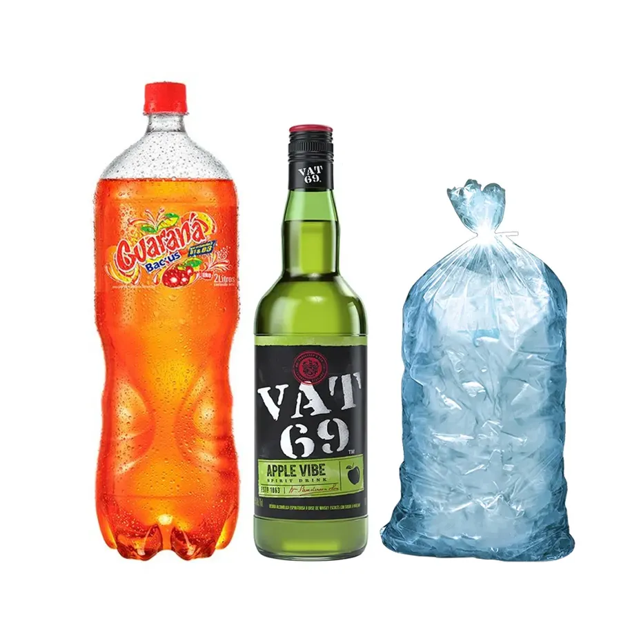 Vat69 Verde (manzana) + C/Guarana 2lt