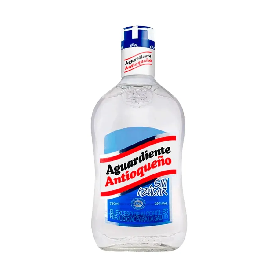 Antioqueño Azul Aguardiente Sin Azucar